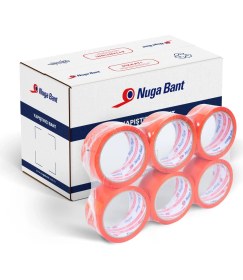 Resim Nuga 45 mm x 40 mt Turuncu Koli Bandı 96 Adet 