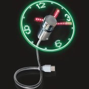 Resim Taşınabilir USB LED Saatli Fan Zaman Göstergesi ve Soğutma Fonksiyonu ile - Masaüstü ve Dizüstü Bilgisayar için Kompakt Metal Tasarım, Yeşil & Kırmızı LED Ekran, Ultra-Sessiz Çalışma, 4-5 Saatlik Zamanlayıcı, Pil Gerektirmez, Masaüstü Soğutucu Fan | Şık Metalik Bitiş | Metal Masa Ventilyatörü, Taşınabilir Fan 