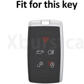 Resim Land Rover Discovery Anahtar Kılıfı Beyaz-gold 2018-2025 