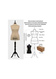 Resim Videolu Ürün-44 Beden Iğne Batabilen Terzi Mankeni Prova Mankeni 527200865 