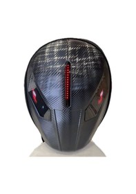Resim Led Animasyonlu Gözlü Ekranlı Desenli Motosiklet Sırt Çantası Çok Renkli 
