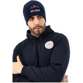 Resim Acil Sağlık Bere - Lacivert-12173 Lacivert 