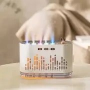 Resim Smart-Sensör Ses Dalgası Teknolojili Nemlendirici - 5 Sessiz Buhar Modu, Yatak Odası/Ofis/Yoga Stüdyosu için 7 Renkli Ruh Hali Aydınlatması ve Aromaterapi Difüzörü (Otomatik Kapanma) 