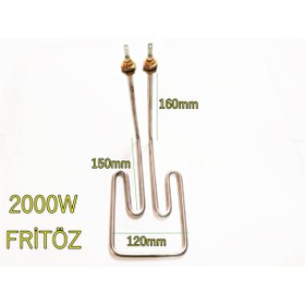 Resim SERN Sanayi Fritöz Isıtıcı Rezistans 220V 2000W 
