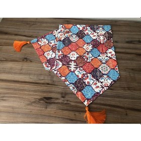 Resim Motifli Moroccan Desenli Runner Çok Renkli 