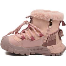 Resim Pudra İçi Kürklü Soğuğa Dirençli Kaymaz Kız Çocuk Bot 22672 P Pudra 