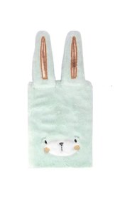 Resim Syloon A5 Peluş Turkuaz Tavşanlı Defter Sm034400 