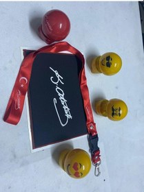 Resim Kaydırmaz Ped, 4 Adet Zıpzıp Kafa, Ayna İpi Set Kemal Atatürk 