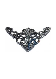 Resim Dekoratif Köşe Süsü, Köşelik - Küçük, 19x34mm, Nikel, 100 Adet Sarı 