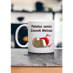 Resim PembeCadde Yeni Yıl Kupası - Yeni Yıl Komik Kupa Patates 