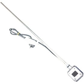 Resim Sern 1000w Krom Renk Kare Dijital Hp013 Model Havlupan Isıtıcı Rezistans 230v L:720mm 1/2'' Yarım Parmak 