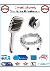 Resim Lüx Beyazsu Duş Takımı - Mafsallı Duş Seti - Kare 