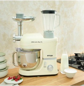Resim Emsan Bella Gusto Maxi Pro 2000 W Stand Mikser Mutfak Şefi 
