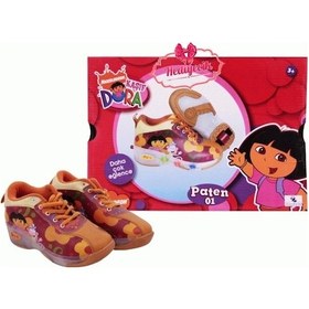 Resim Vardem Dora Tek Teker Işıklı Paten Ayakkabı 32 Numara Turuncu Kırmızı Turuncu - Kırmızı 