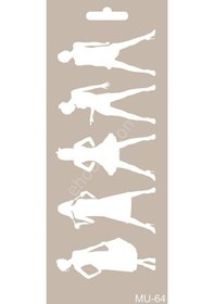 Resim Cadence Mu64 Mix Media Stencil 