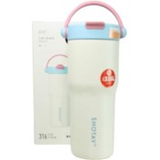 Resim Shotay ST-8902 680ml Pipetli Mavi Çelik Matara 