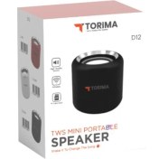 Resim Torima D12 Taşınabilir Kablosuz Bluetooth Hoparlör Siyah 