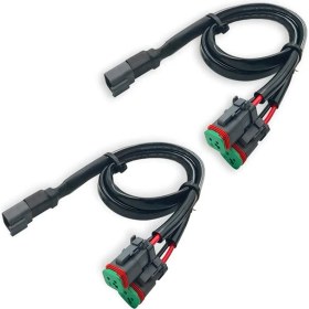 Resim Blueleskyy 2 Uçlu 2 In1 Deutsch Çift Çıkışlı Dt Dtm Dişi Konnektör Adaptörleri (Yurt Dışından) 