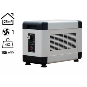 Resim Heatbox HBM2000K Mini 2000W Monofaze Krem Fanlı Isıtıcı 