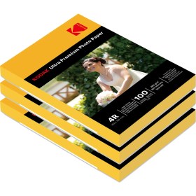 Resim Kodak 260 Gram 10X15 Parlak 3'lü Paket Fotoğraf Kağıdı 