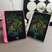 Resim 16.51cm Etkileşimli Çizim Tabletleri Çocuklar ve Öğrenciler İçin - Tek Dokunuşla Yeniden Kullanılabilir, Pil Gücüyle Taşınabilir Beyaz Tahta Stilüs, Ev ve Sınıf Kullanımı İçin Canlı Renkler, Gençlerin Yaratıcı Oyunları, Eğlenceli Tasarım, Dayanıklı İnşaat 