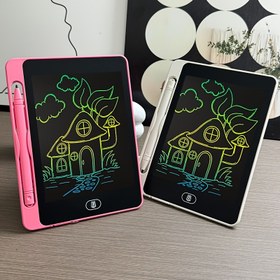 Resim 16.51cm Etkileşimli Çizim Tabletleri Çocuklar ve Öğrenciler İçin - Tek Dokunuşla Yeniden Kullanılabilir, Pil Gücüyle Taşınabilir Beyaz Tahta Stilüs, Ev ve Sınıf Kullanımı İçin Canlı Renkler, Gençlerin Yaratıcı Oyunları, Eğlenceli Tasarım, Dayanıklı İnşaat 