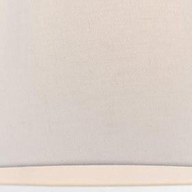 Resim Konik Abajur Lambader Başlığı 35cmx40cm Yükseklik 23cm Bej 