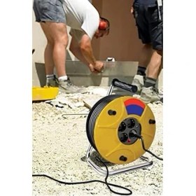 Resim Peri Store Makaralı Uzatma Kablo 25 Metre - Siyah 1410 