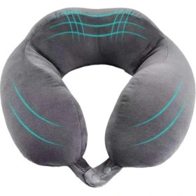 Resim Mkjınmeı Deve Hörgücü Çift Tokalı Ayarlanabilir U Şeklinde Yastık, Taşınabilir U Şeklinde Yastık (Yurt Dışından) 