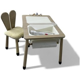Resim Aktivite Masası Bej 