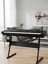 Resim Lastvoice KS-12 Profesyonel Z Tipi Estetik Şık Org Standı Sehpası 