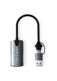 Resim 4k Hdmı Video Yakalama Kartı Çift Giriş Usb & Type-c , Tak-çalıştır 