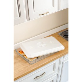 Resim Plastik Dikdörtgen Borcam Kapağı 