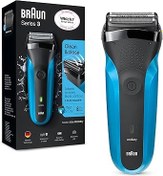 Resim Braun Series 3 erkek elektrikli tıraş makinesi, hassas sakal kesme makinesi, ıslak ve kuru elektrikli tıraş makinesi, UK fiş, 2 pinli, 310 