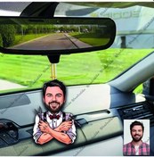 Resim Meslekler-kuaför Ahşap Tasarımlı Araba Dikiz Ayna Süsü Tasarımlı Buzdolabı Magneti/resim Gönder Magnet Olsun 