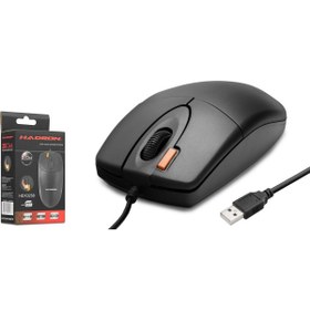 Resim Hadron HDX3258 Mouse Kablolu USB Çift Clıck 800 Dpı 120CM 