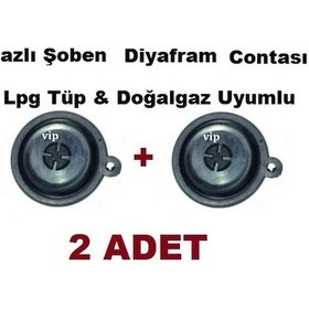 Resim Bosch Uyumlu Aeg Gazlı Şofben Diyafram Conta Aeg Şofben Contası 2 Adet 