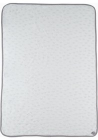 Resim Çift Katlı Bebek Battaniyesi Üçgen Yıldız Desenli Yeşil 80X100 Cm - Yeşil 