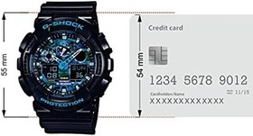 Resim Casio GA-100CB-1ADR G-Shock Erkek Kol Saati, Siyah, Standart 