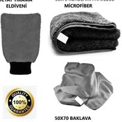 Resim M.Y. TASO Özel Araç Yıkama 3'lü Full Grey Paket 