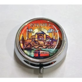 Resim İlk El Grup Ieg™ Istanbul Temalı Sağlık Ürünü Saklama Kutusu - Model 1 