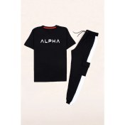 Resim Trendypassion Alpha Baskılı Eşofman Takımı 