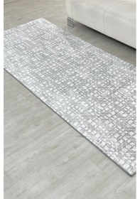 Resim Lüle Halı Petek Dokulu Düz Renk Kaymaz Taban Yolluk Halı Lsmpebej1 