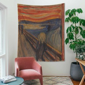 Resim The Scream - Çığlık Duvar Örtüsü - 100 cm x 135 cm 