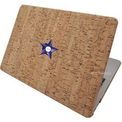 Resim MacBook Air M1 13" A1932 A2179 A2337 Uyumlu Açık Kahverengi Laptop Koruyucu Kılıf WOOD02 McStorey