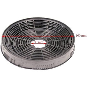 Resim 2li Davlumbaz Karbon Filtresi 16cm Çap, Silverline, Lanova, Esty, İle Uyumlu Sku: Smg8690010205513 