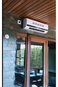 Resim dubbo 2200 watt klima duvar tipi sessiz ptc seramik ısıtıcı vantilatör 