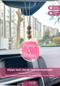Resim Lusida Design Kişiye Özel Splash Pembe Dikiz Aynası Pleksi Araba Süsü 