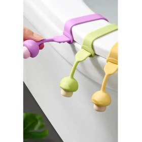 Resim 3b Trend 3 Adet Mantar Tasarımlı Klozet Kaldırma Klozet Kapağı Tutacağı Hijyenik Kaldırma Aparatı 