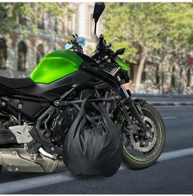 Resim Youtek 30l Sıfırlama Kodu Kilidi Motor Kaskı Çantası - Su Geçirmez Oxford Kumaşı, Yumuşak Forlu Döşeme Ve Katlanabilir Tasarım - Siyah 